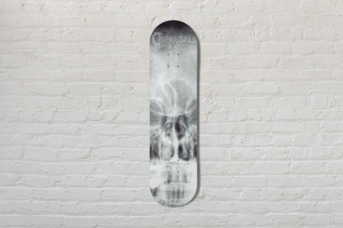 Planche de skate Cannonball Fade Out - radiographie de crâne